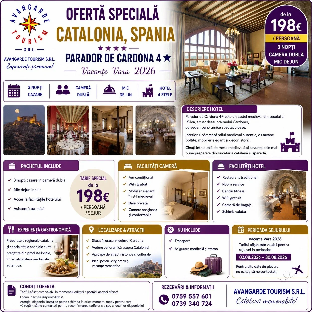 OFERTĂ SPECIALĂ – CATALONIA, SPANIA