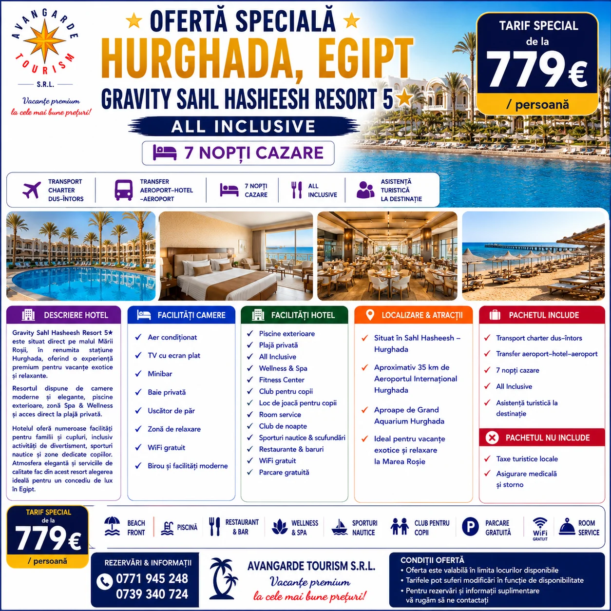 OFERTĂ SPECIALĂ – HURGHADA, EGIPT 🌴 7Nopți All-Inclusive 2